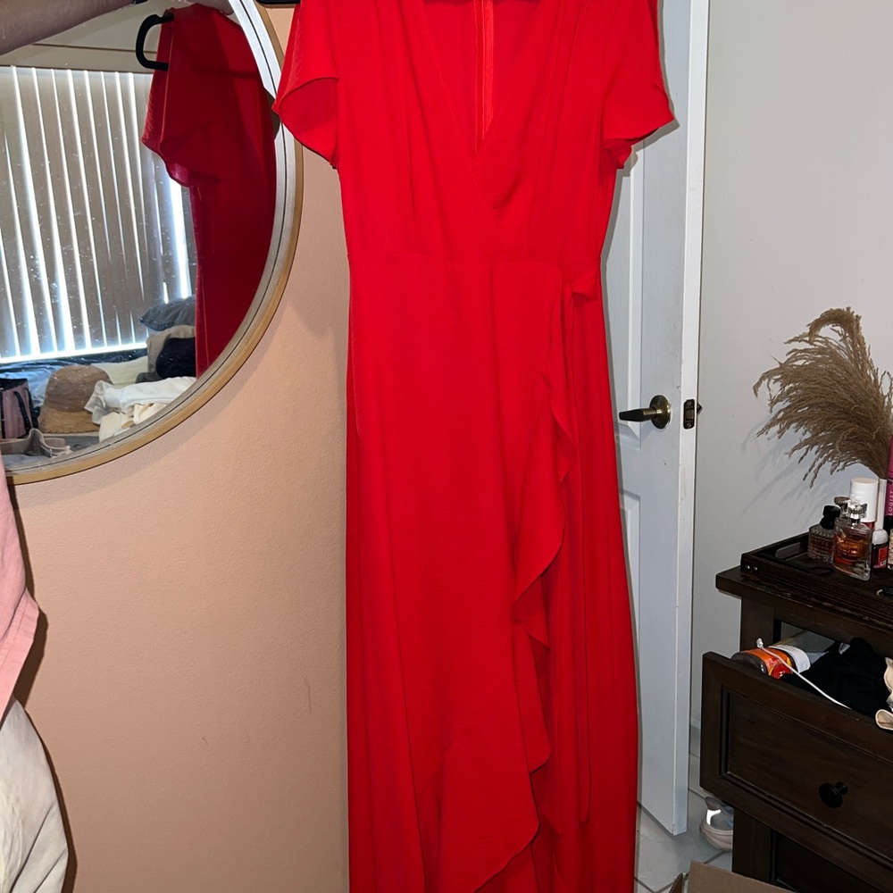 Elegant Red Women's Dress